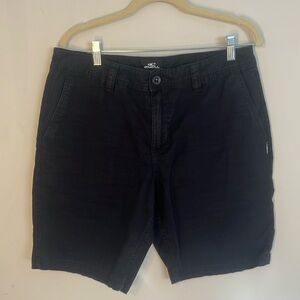 O’Neal Men’s Surf Black Cotton Shorts Size 34